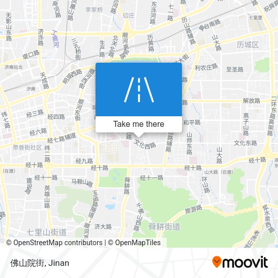 佛山院街 map
