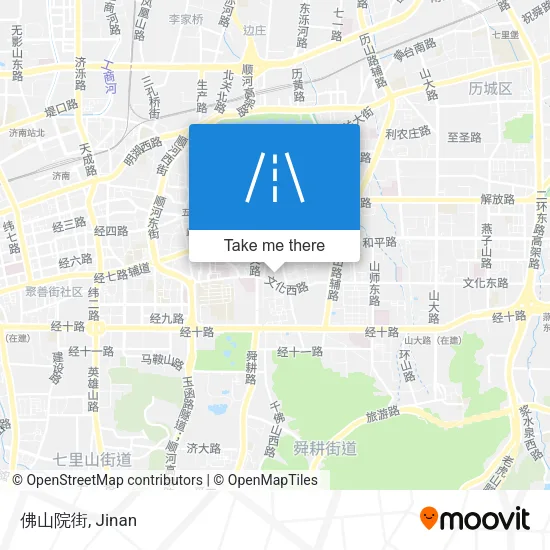 佛山院街 map