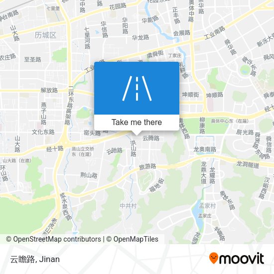 云瞻路 map