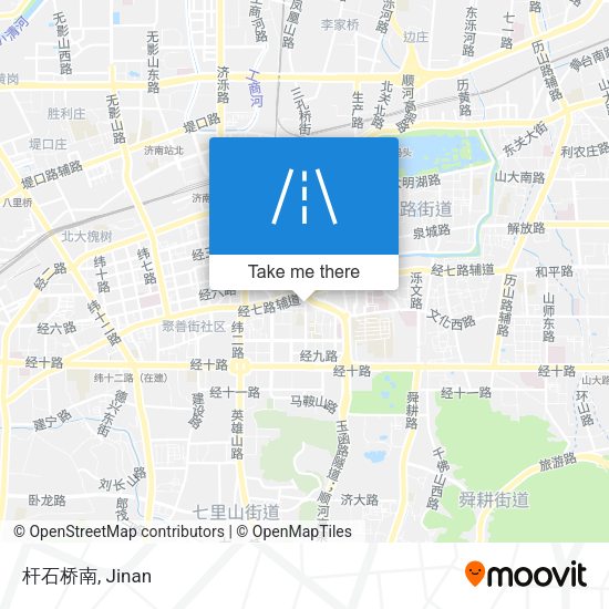 杆石桥南 map