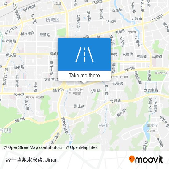 经十路浆水泉路 map