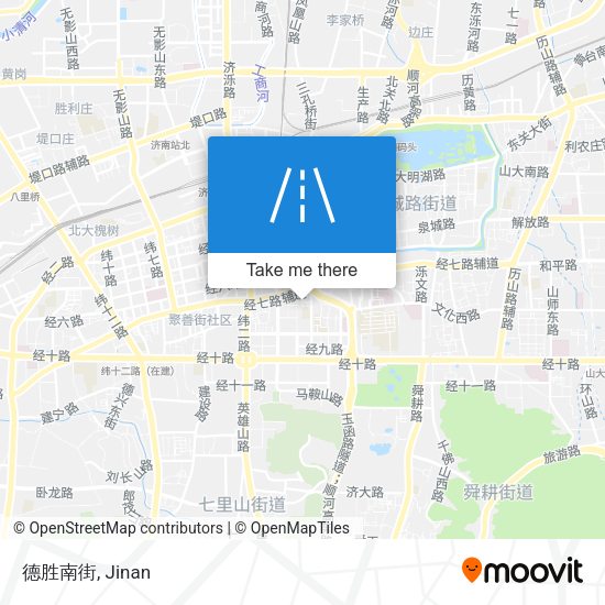 德胜南街 map