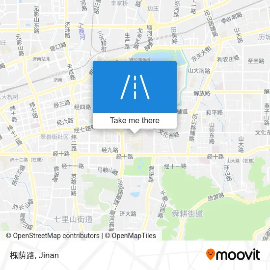 槐荫路 map