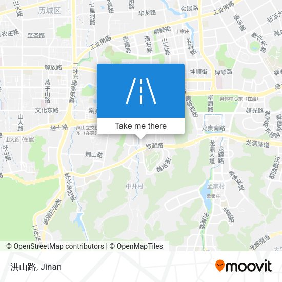 洪山路 map