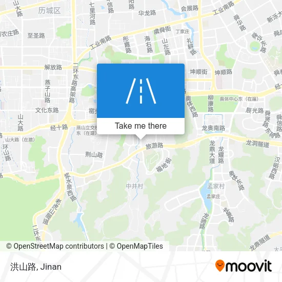 洪山路 map