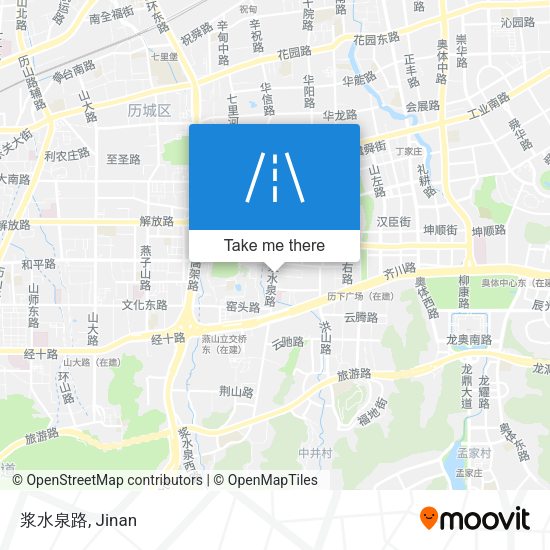 浆水泉路 map