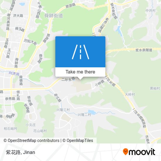 紫花路 map