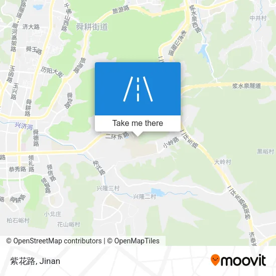 紫花路 map