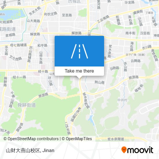 山财大燕山校区 map