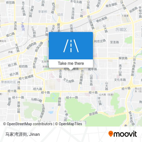 马家湾涯街 map