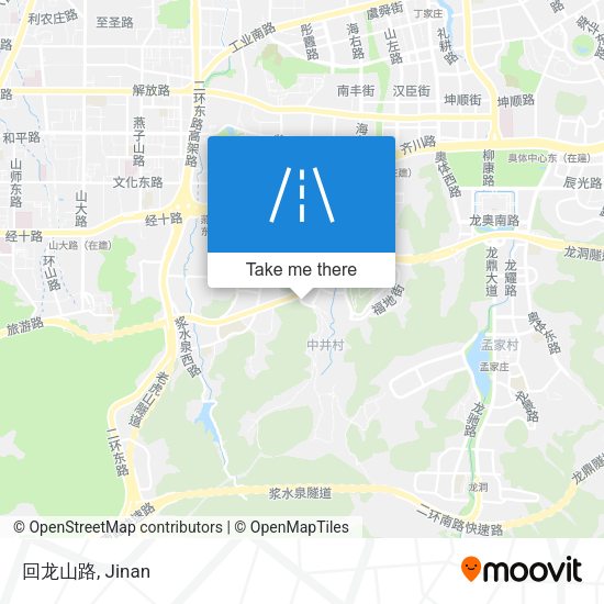 回龙山路 map