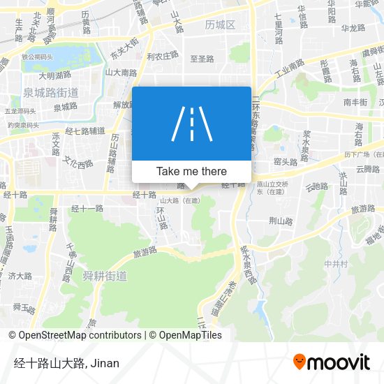 经十路山大路 map