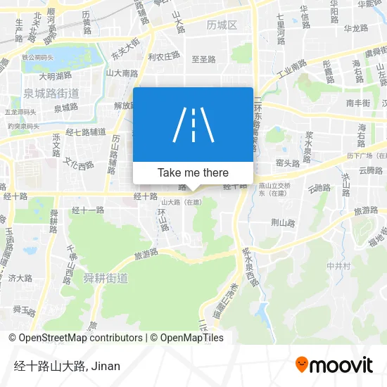 经十路山大路 map