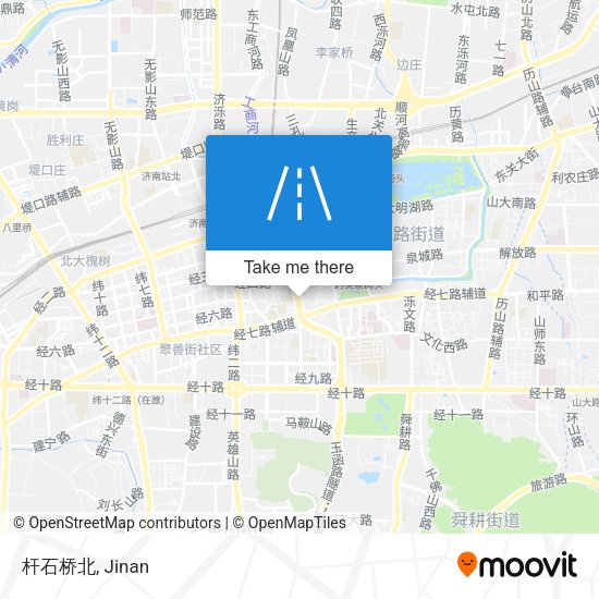 杆石桥北 map
