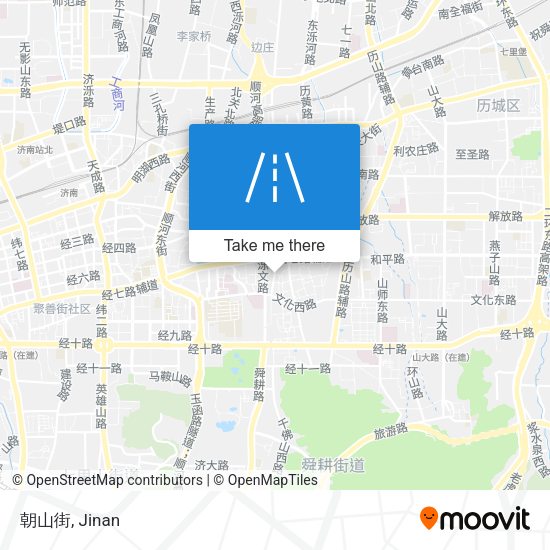朝山街 map