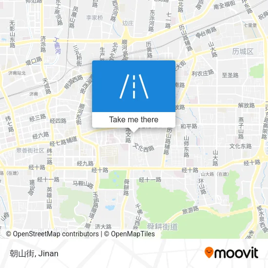 朝山街 map