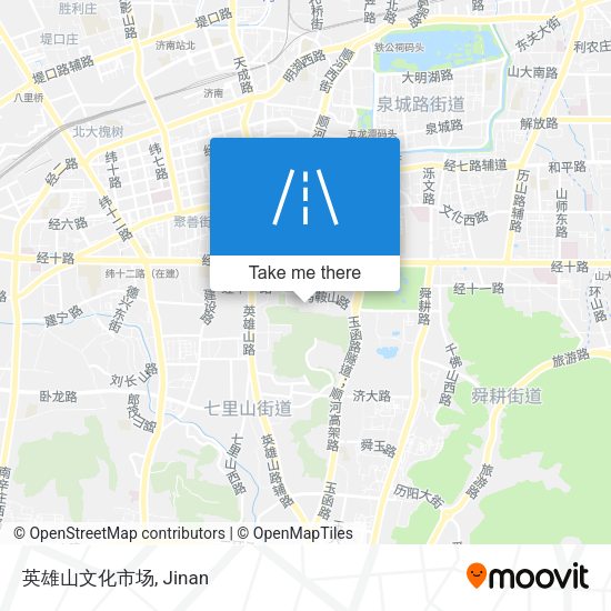 英雄山文化市场 map