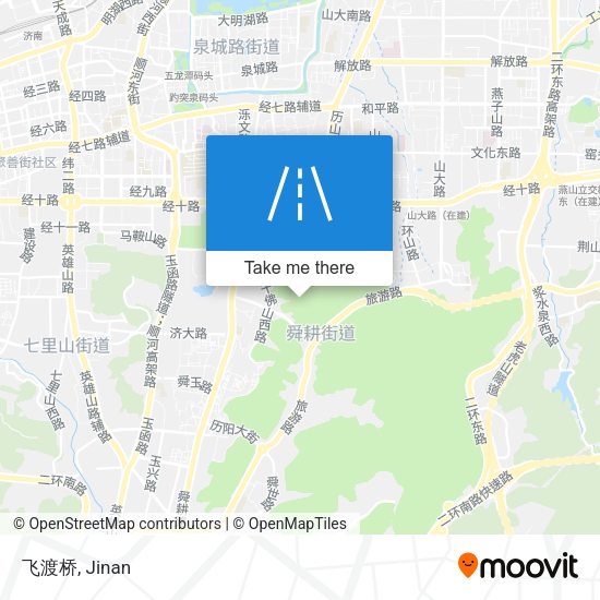 飞渡桥 map