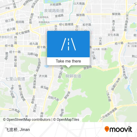 飞渡桥 map