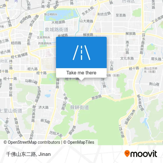 千佛山东二路 map