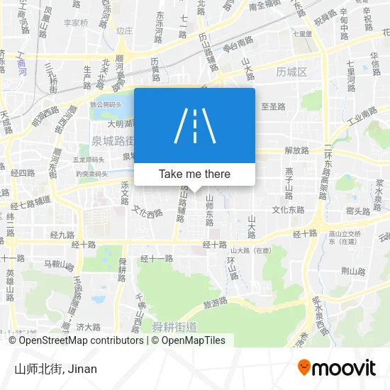山师北街 map