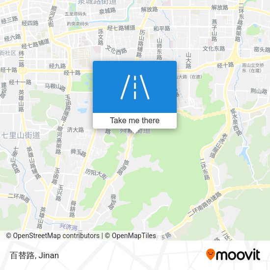 百替路 map