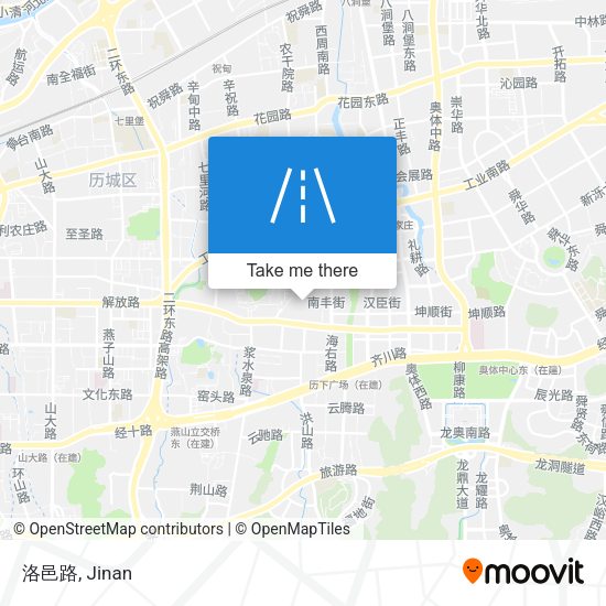 洛邑路 map