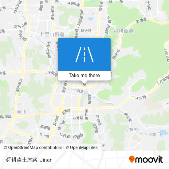 舜耕路土屋路 map