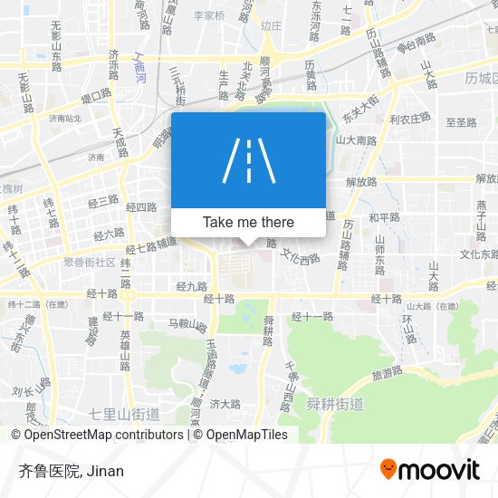 齐鲁医院 map