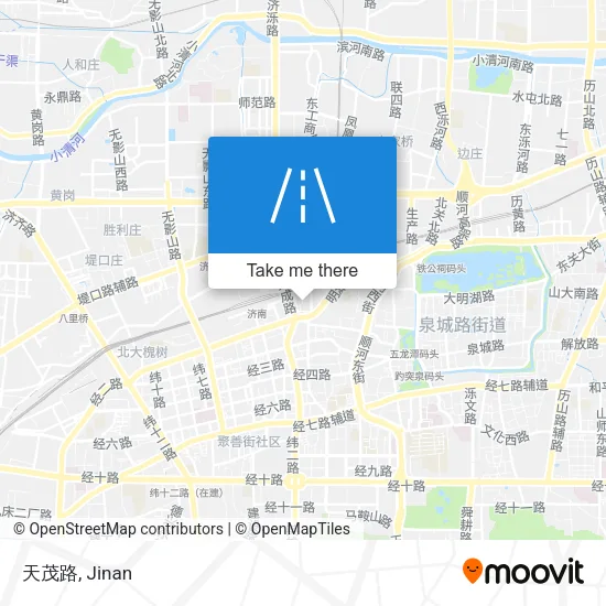 天茂路 map
