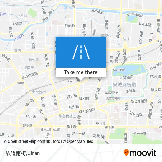 铁道南街 map