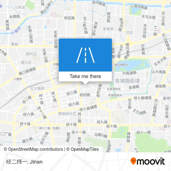 经二纬一 map