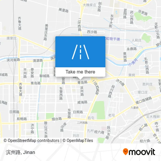 滨州路 map