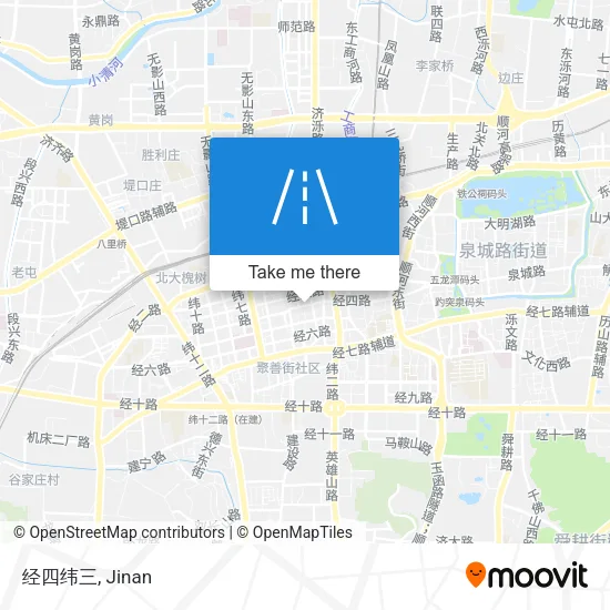 经四纬三 map