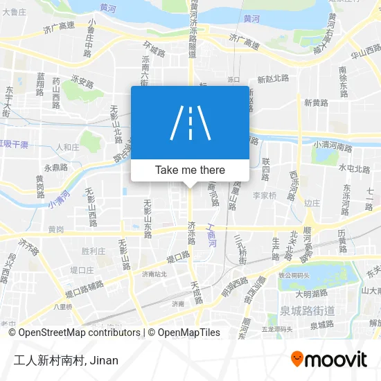 工人新村南村 map