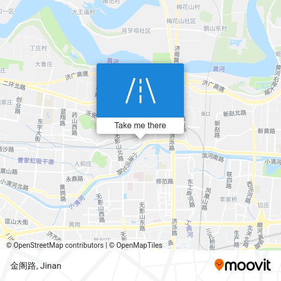 金阁路 map