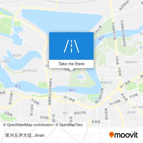 黄河左岸大堤 map