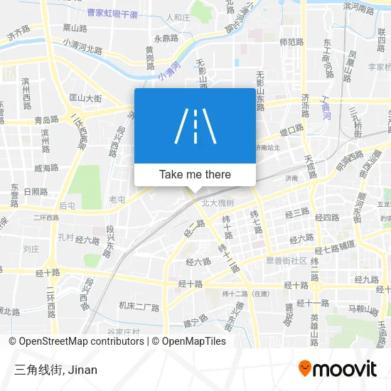 三角线街 map
