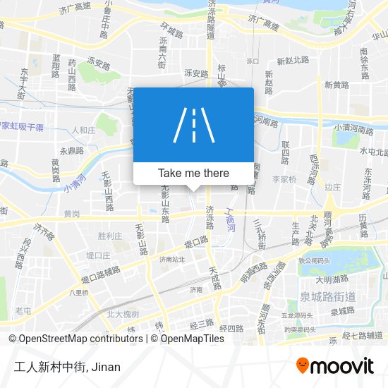 工人新村中街 map