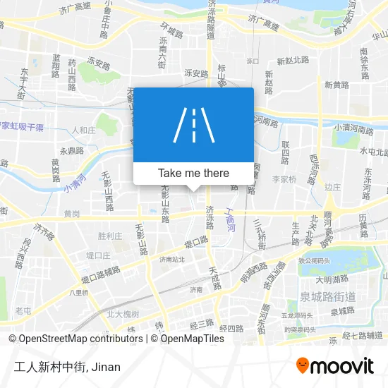 工人新村中街 map
