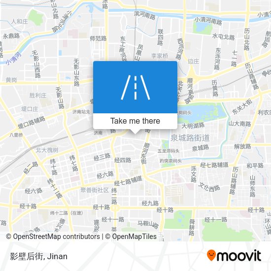 影壁后街 map