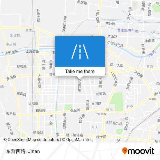东营西路 map