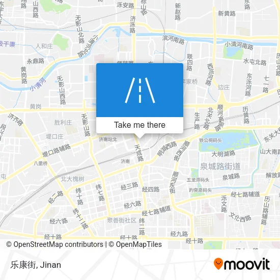 乐康街 map