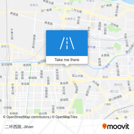 二环西路 map