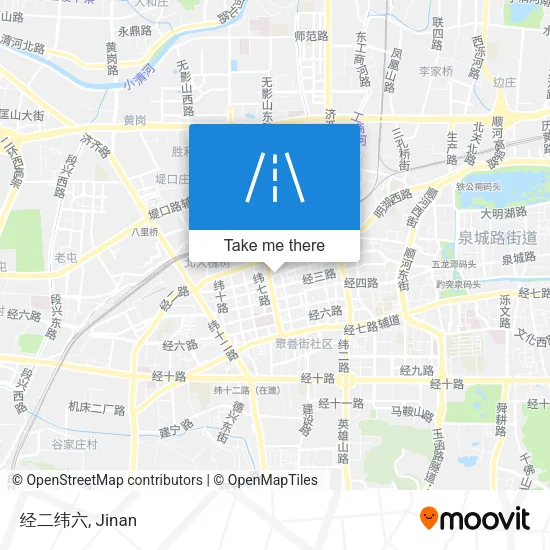 经二纬六 map