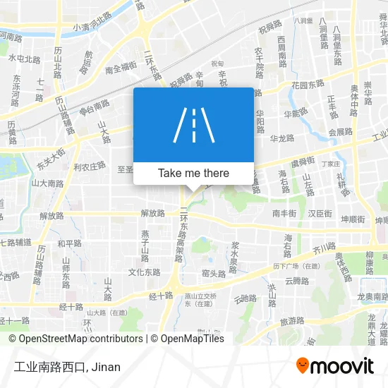 工业南路西口 map