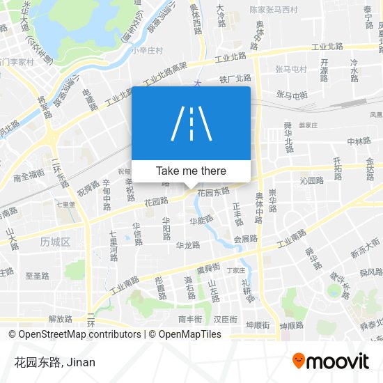 花园东路 map