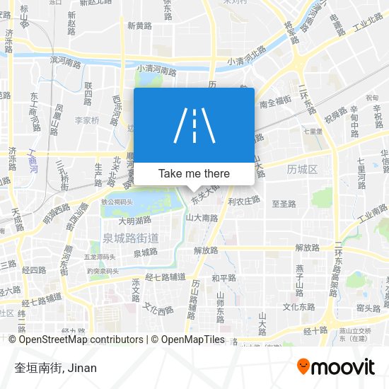 奎垣南街 map