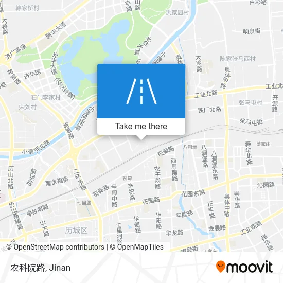 农科院路 map