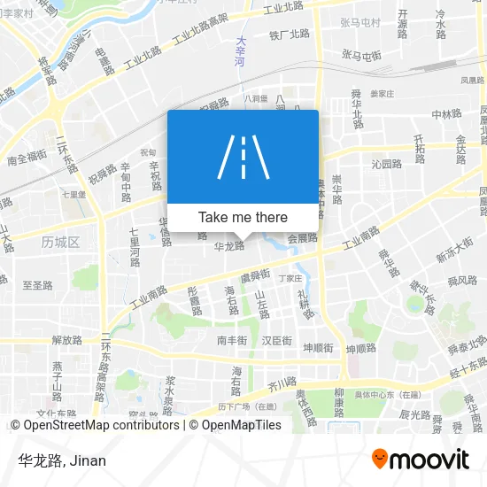 华龙路 map